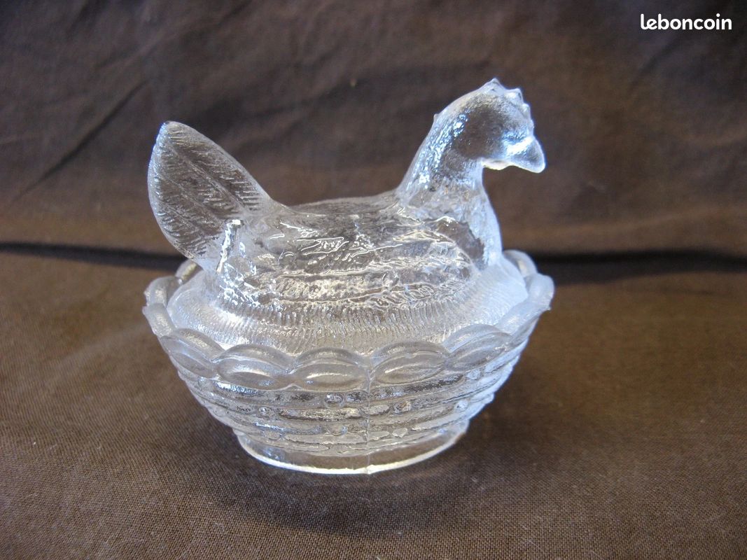 3 Figurines Miniatures Poules En Verre Soufflé - Avec Motifs Floraux, 2,3 Cm - Décoration Champêtre Pour Bureau, étagère