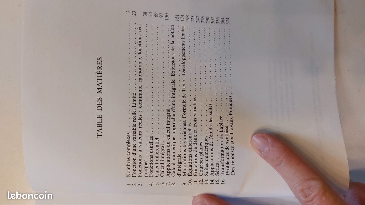 Livre de Mathématiques BTS Bac+2 P.Faure J.D. Astier B. Bouchon (image 5)
