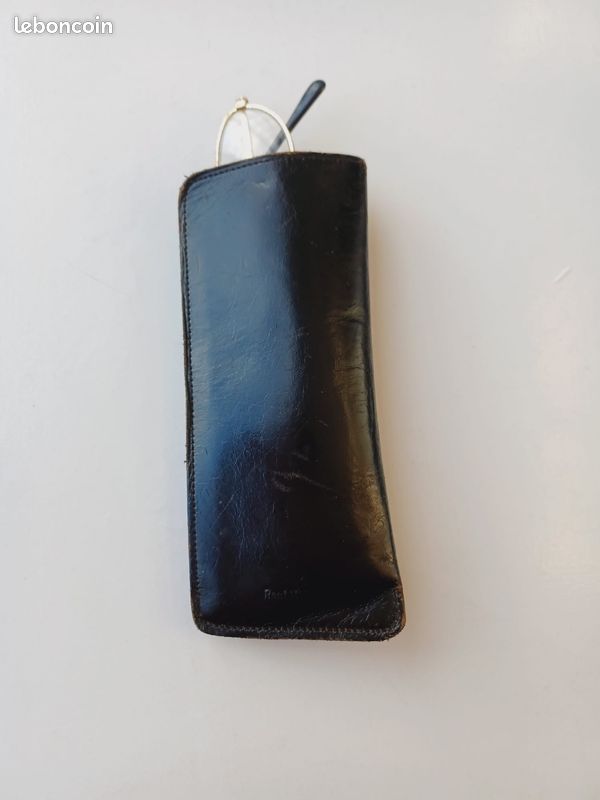 ÉTUI ANCIEN VINTAGE ATTACHÉ CUIR NORFOLK ÉTUI TOTALEMENT