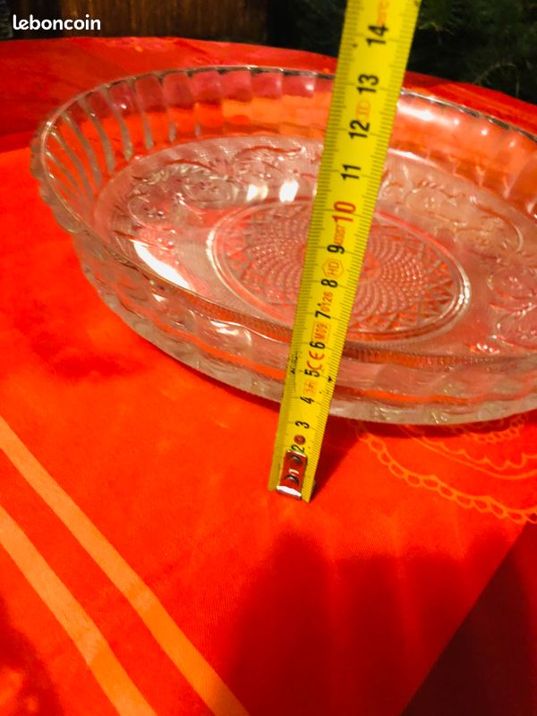 Plat à gâteaux en verre 30 diamètre (image 7)