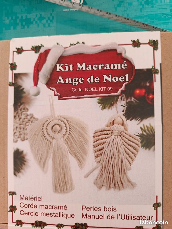 Kit ange neuf macramé (image 1)