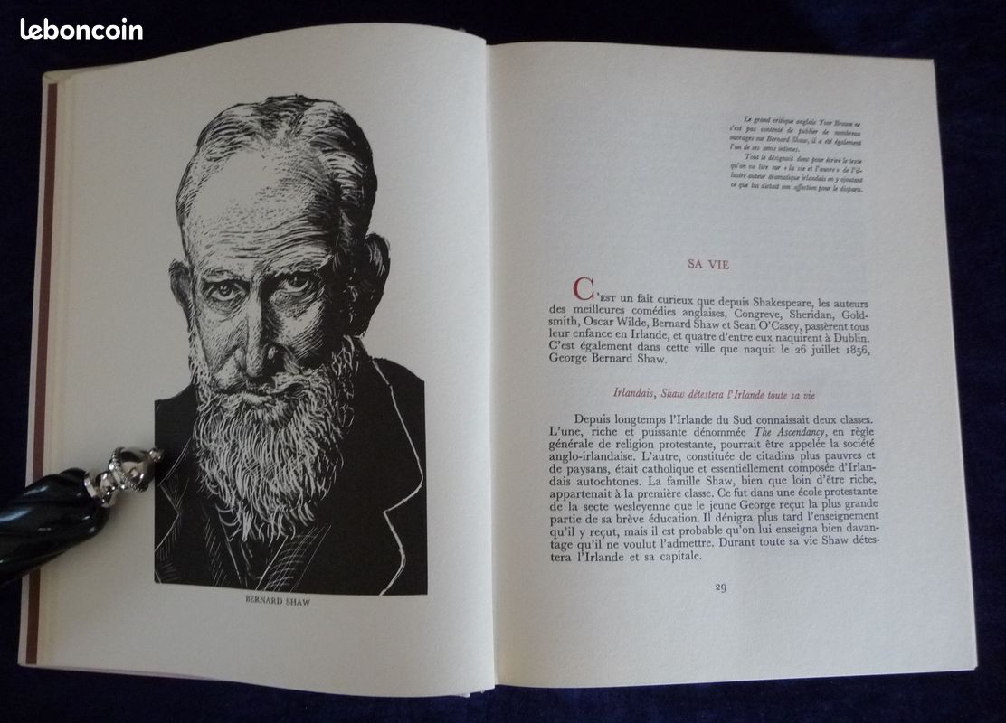 SAINTE JEANNE, PYGMALION de Bernard SHAW (Nobel de Littérature 1925) Editions Rombaldi (image 4)