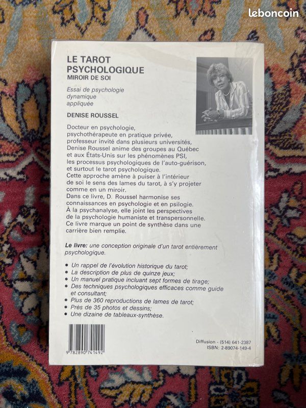 Livre Le Tarot Psychologique Miroir de Soi Denis Roussel (image 3)