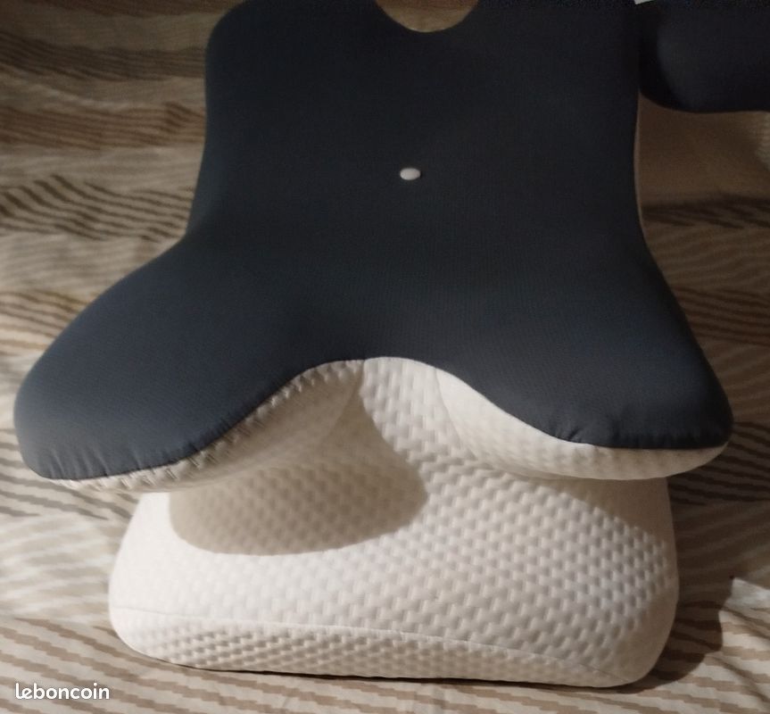 Lot de 2 oreillers cervicaux ergonomiques (image 4)