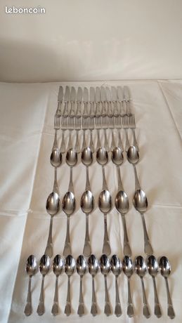 Georg Jensen Cuillères Parallèle Relief - ART DÉCO