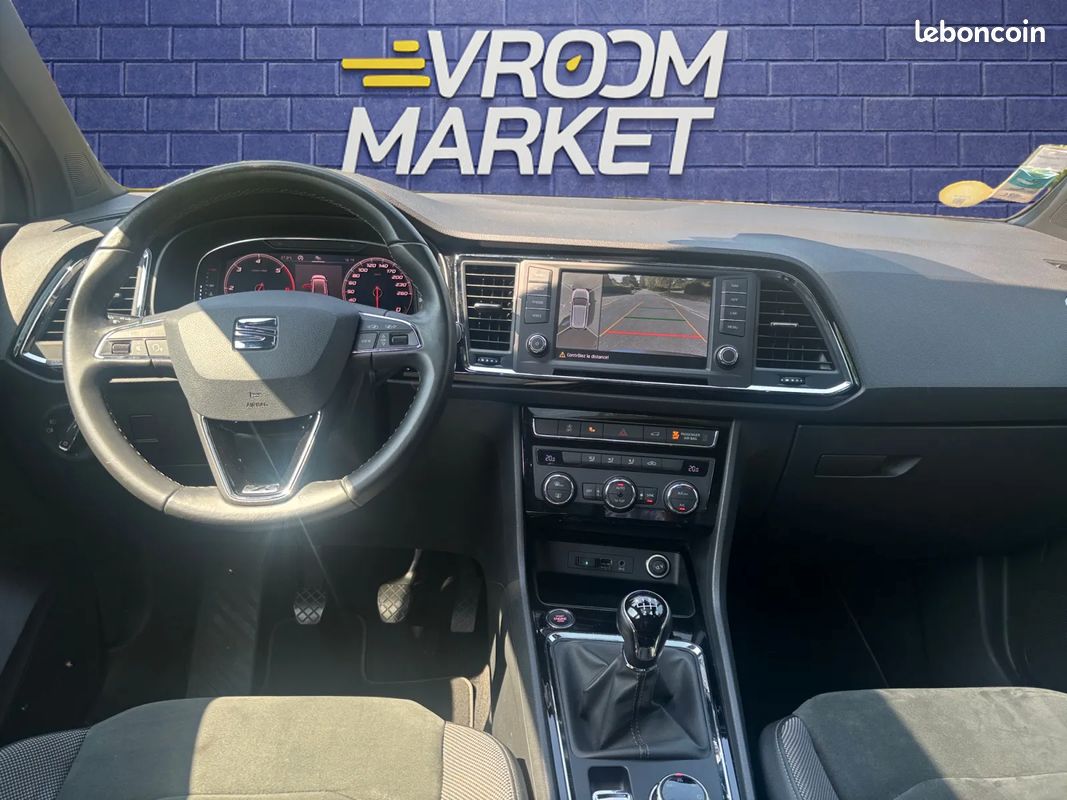 SEAT Ateca 1.6 D 115ch Xcellence - 2019 - TO - Full LED - CarPlay - Suivi complet (image 11)