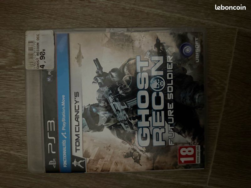 Jeu PS3 Ghost Recon Future Soldier - Version Française Complète, Bon état