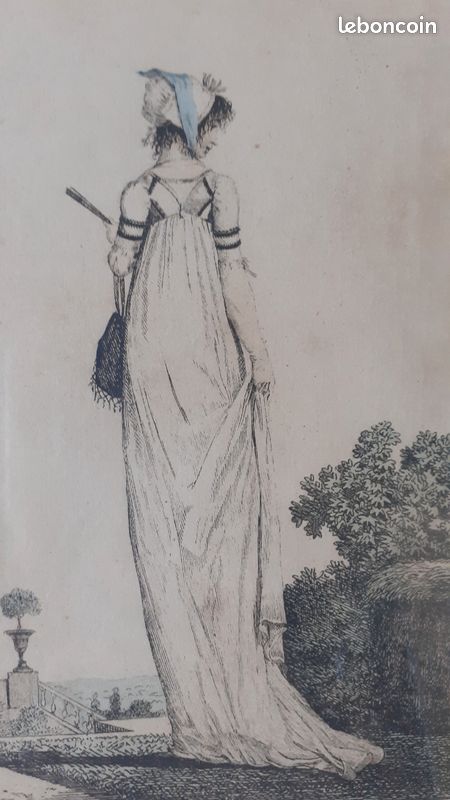 Lot de 2 gravures anciennes encadrées Maquet (image 8)