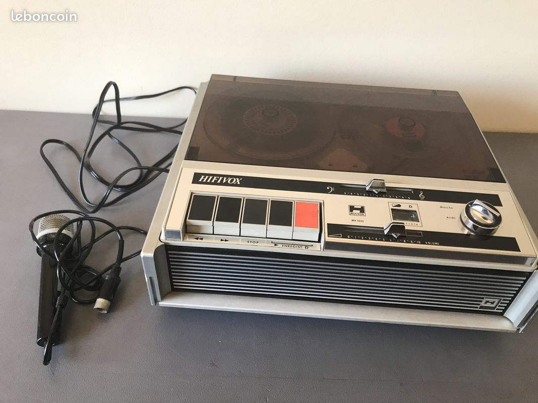 Ancien Magnétophone à Bandes Wattson HP 100 - Pour Pièces / Réparation - France