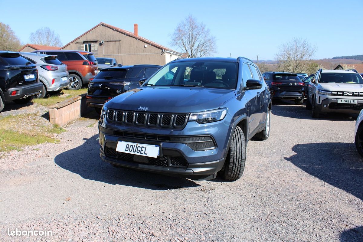 Jeep COMPASS LONGITUDE 130 TURBO BOITE 6V CAMÉRA GPS LINK USB RÉGULATEUR BLUETOOTH FULL LEDS (image 4)