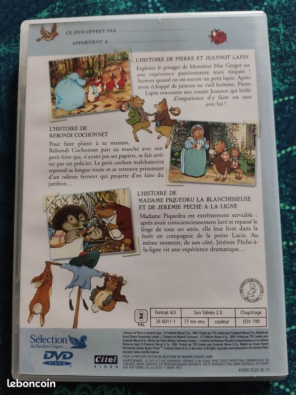 Lot DVD Beatrix Potter (image 3)