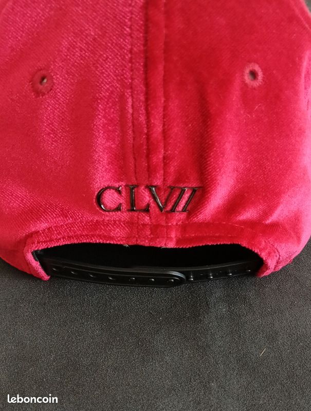 Casquette velours rouge - CLVII - Rue des mauvais garçons (image 5)
