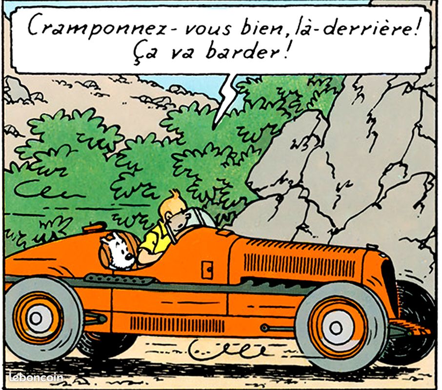 Tintin Car N°1-The red racing car - Accueil - La Tintin