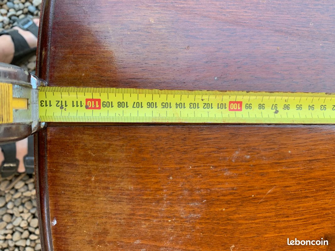 Table merisier ovale (image 2)