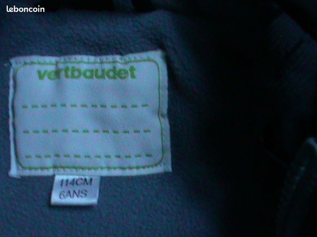 Manteau 8ans vert baudet (m95) (image 2)