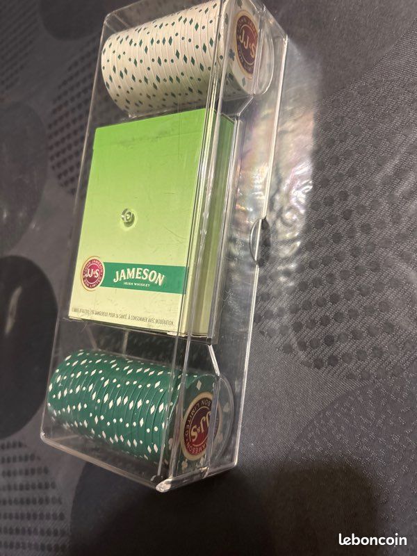 Coffret poker et jeu 54cartes publicitaires jameson wisky (image 4)