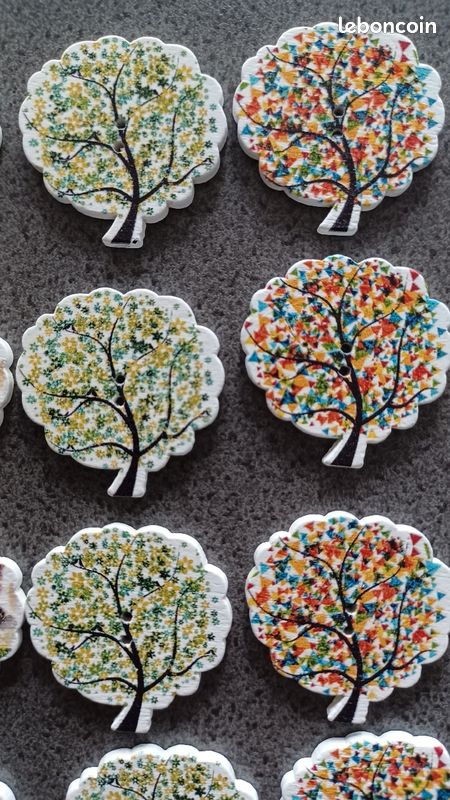Boutons en bois (image 7)