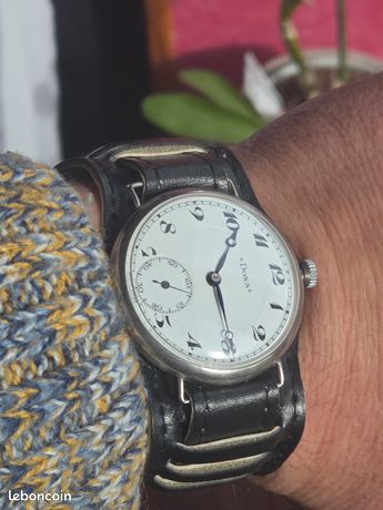 Montre Gousset Doxa Militaire - Acier Inoxydable - Mécanique Manuelle - Occasion Vintage