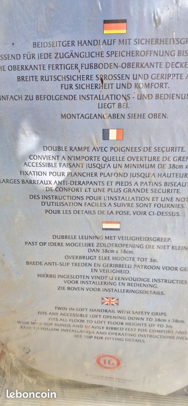 Echellz escamotable pour trappe de visite de comnble en alu (image 5)