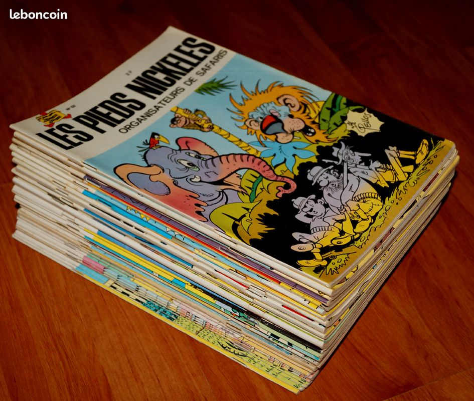 Lot ou détail PIEDS NICKELES éditions originales 57 Albums souples (1967 - 1988) (image 2)