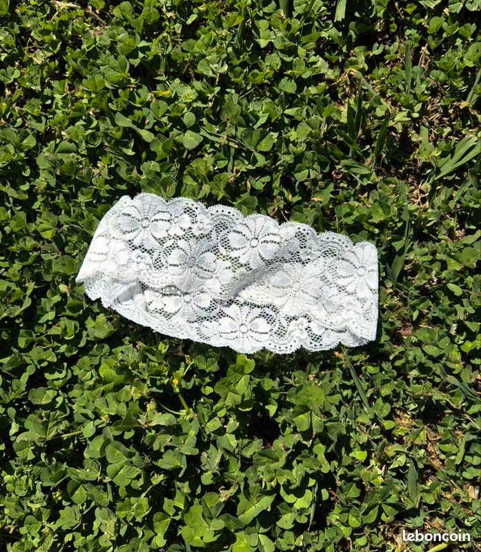 Bandeau élastique dentelle pour cheveux (image 4)