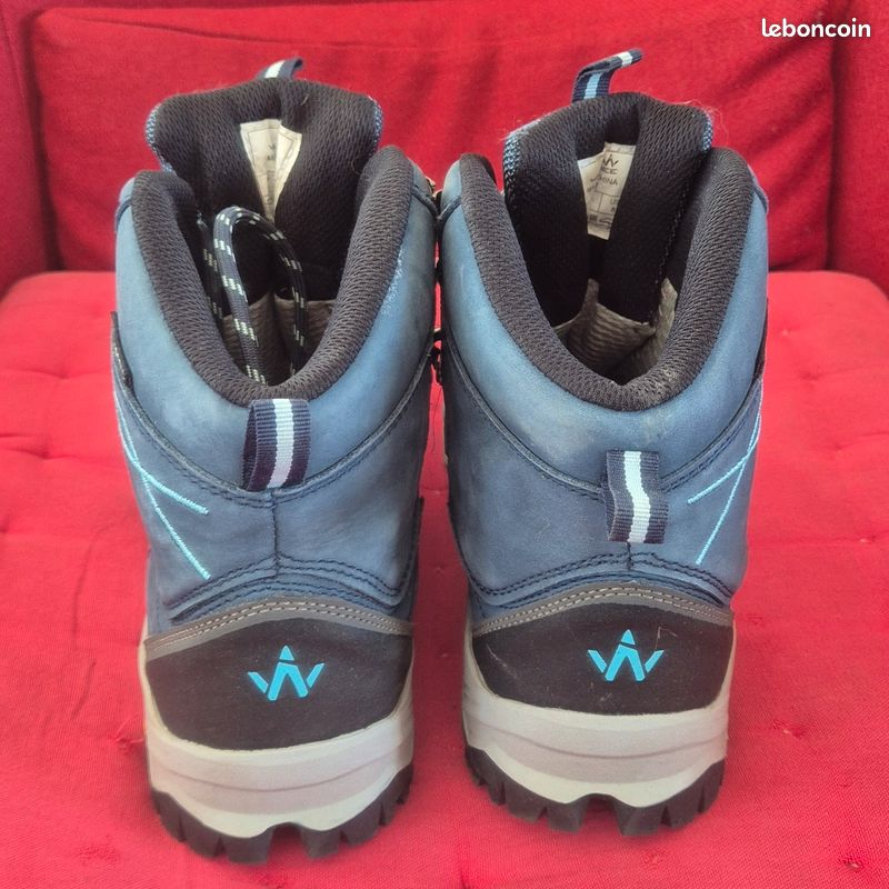 WANABEE Chaussette de Ski Ride Tech - Femme - Bleu turquoise