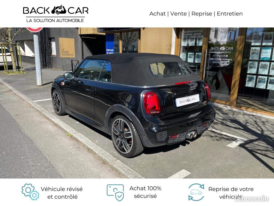 Mini F57 Cabriolet 231 ch John Cooper Works PRO BVA6 - 2P / LIGNE JCW AFFICHAGE TETE HAUTE SIEGES... (image 32)