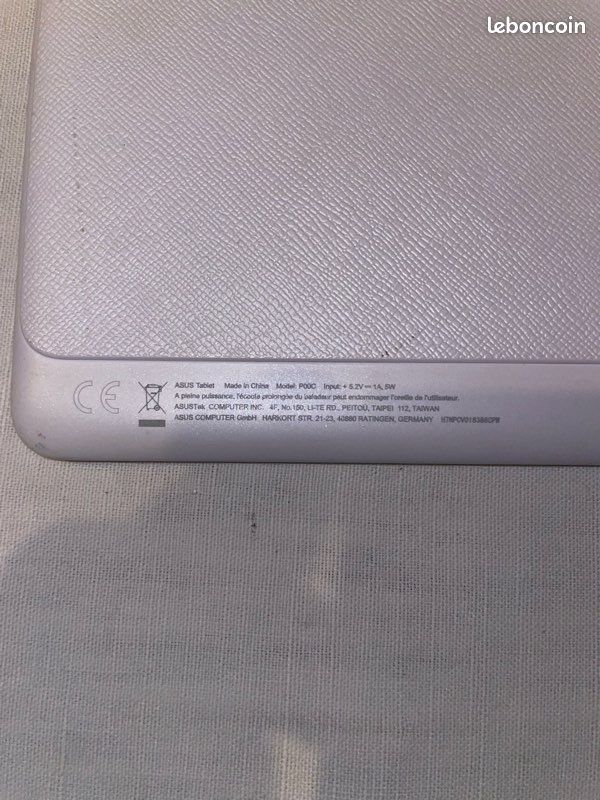 Tablette asus zen pad P00C (image 4)