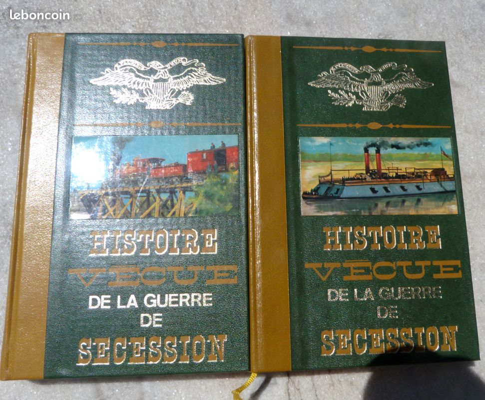 Histoire vécue de la guerre de sécession 2 T luxe (image 1)