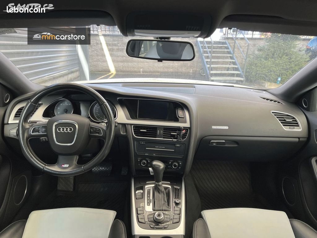 Audi S5 3.0 V6 TFSI 333ch - Sièges cuir bi colore Climatisation automatique Rétroviseurs chauffants (image 8)
