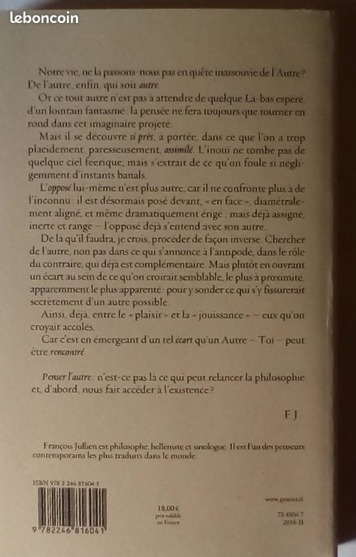 Si près, tout autre ( F.Jullien) (image 2)