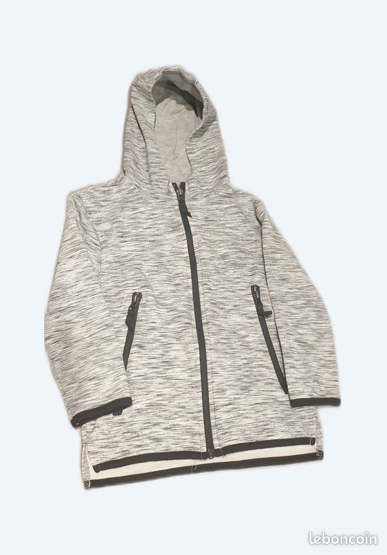 Gilet garçon gris (image 1)