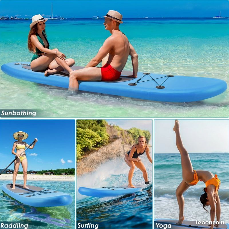 Planche De Paddle Board Gonflable 305x76x15cm à Prix