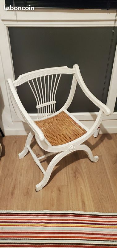 Fauteuil dagobert blanc (image 5)