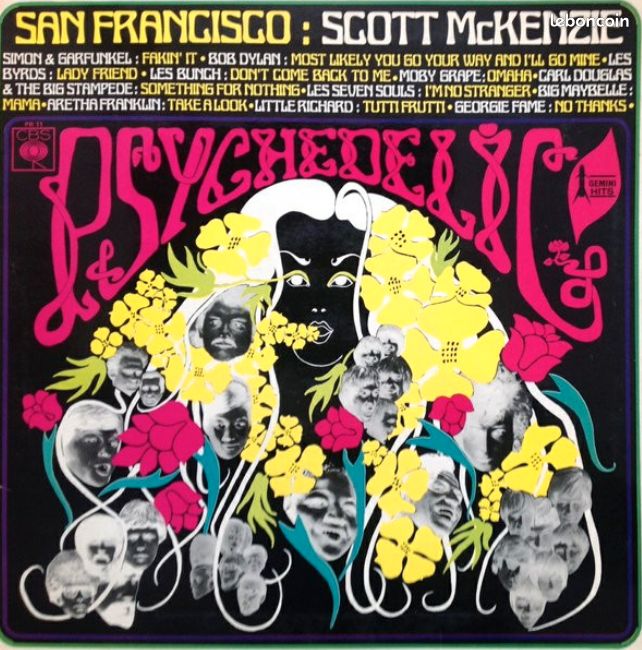Disque vinyle "Psychedelic" Scott McKENZIE (image 1)