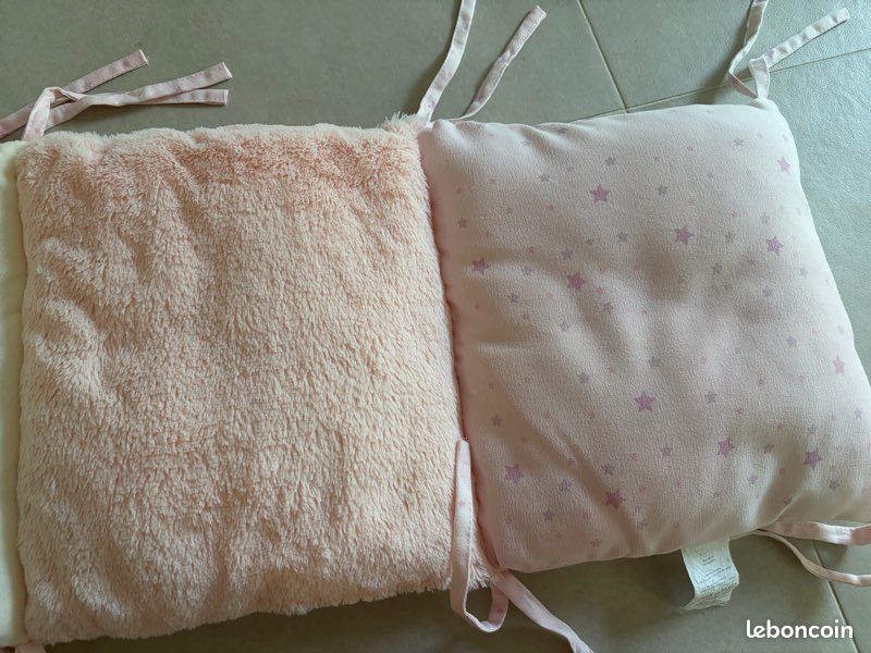 Tour de lit rose licorne fille (image 3)