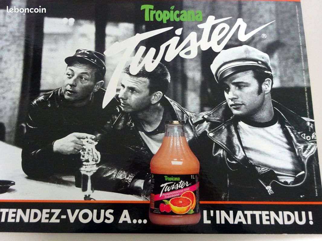 Présentoir cartonnée pub avec Marlon Brando année 1995 (image 6)