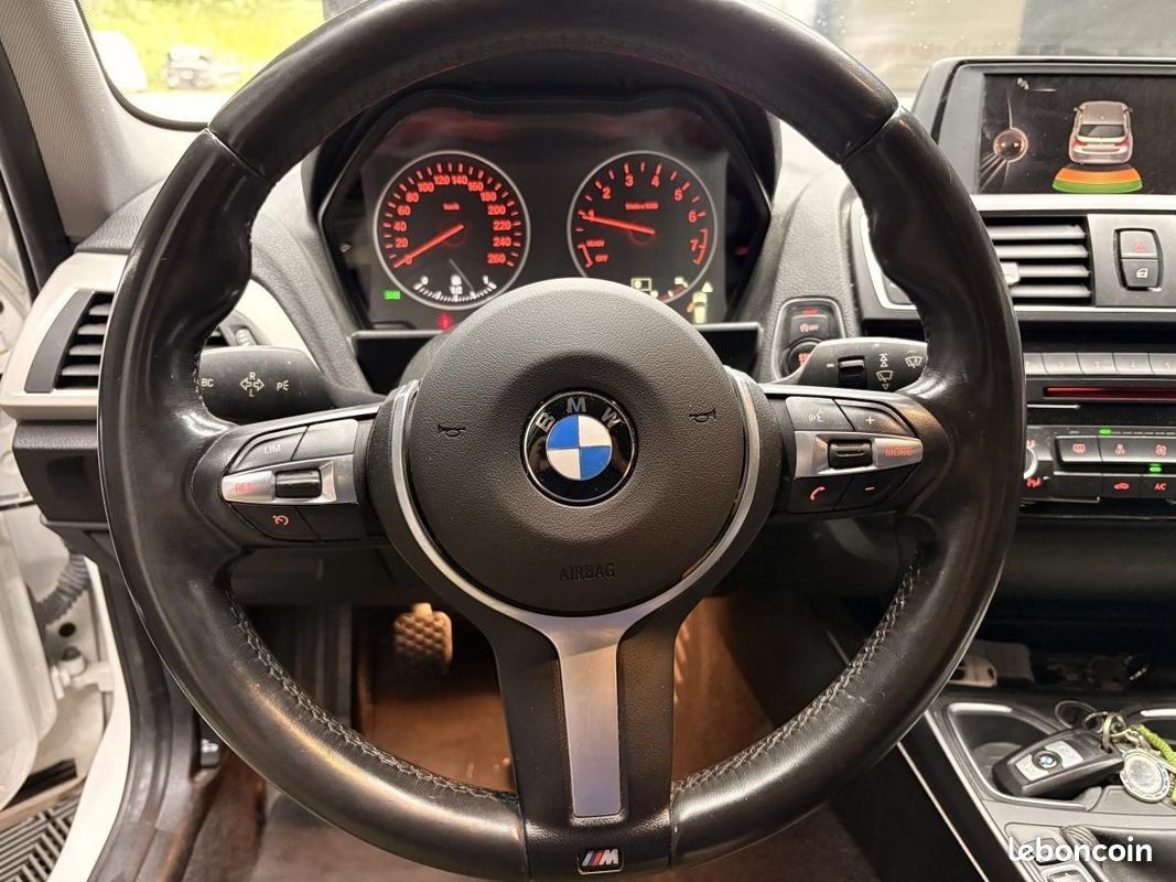 Bmw Serie 1 1.5 116 I 110 PREMIERE FLEXFUEL SIEGES CHAUFFANTS VOLANT ET POMMEAU MSPORT (image 10)