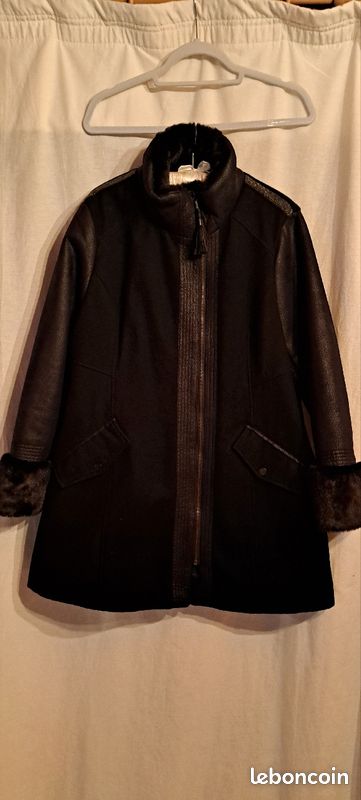 Manteau noir 44/46 (image 1)