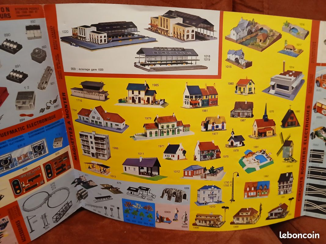 Catalogue ancien années 70 de la marque Jouef train électriques et circuit routier (image 4)