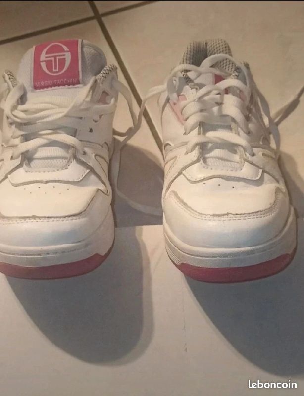 🔥 Superbes Baskets Sergio Tacchini tt Cuir p 36 Tbe (image 4)