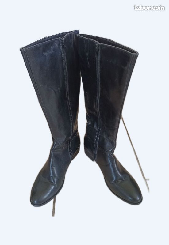 Bottes en cuir pointure 40 (image 1)