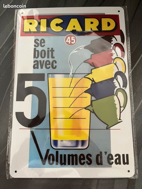Plaque Métal Pub RICARD (image 1)
