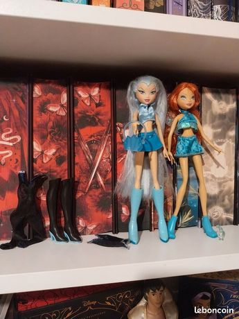 POUPÉE WINX CLUB GLAM MAGIC STELLA ENCHANTIX 2 ailes RAINBOW 2004 2005