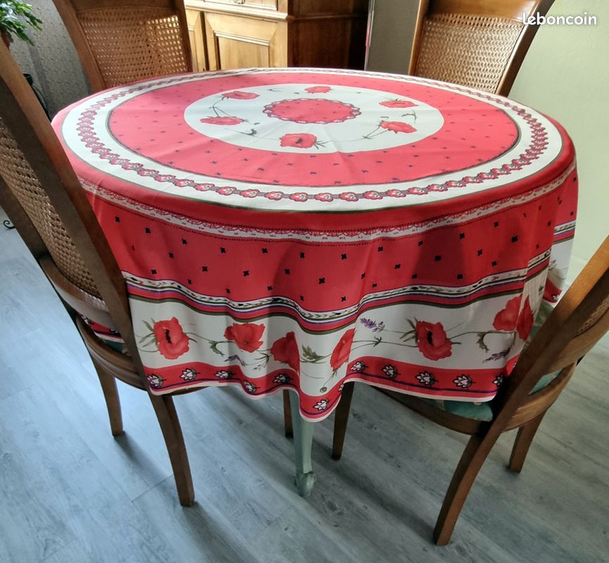Nappe ronde fleurie (image 2)