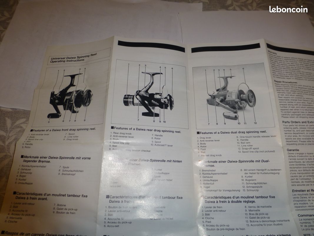 ANCIEN MOULINET DE Collection Daiwa 7290c EUR 10,00 - FR