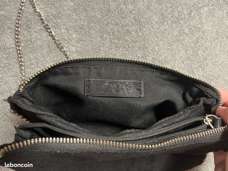 Sac à main Zara - noir avec bandoulière (image 5)