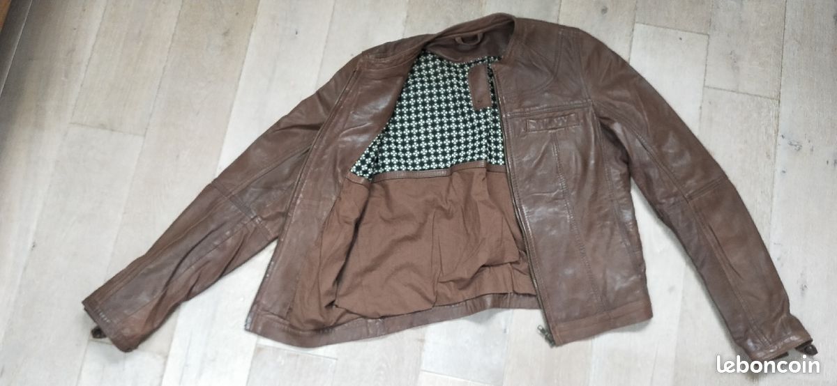 Veste en cuire femme (image 2)