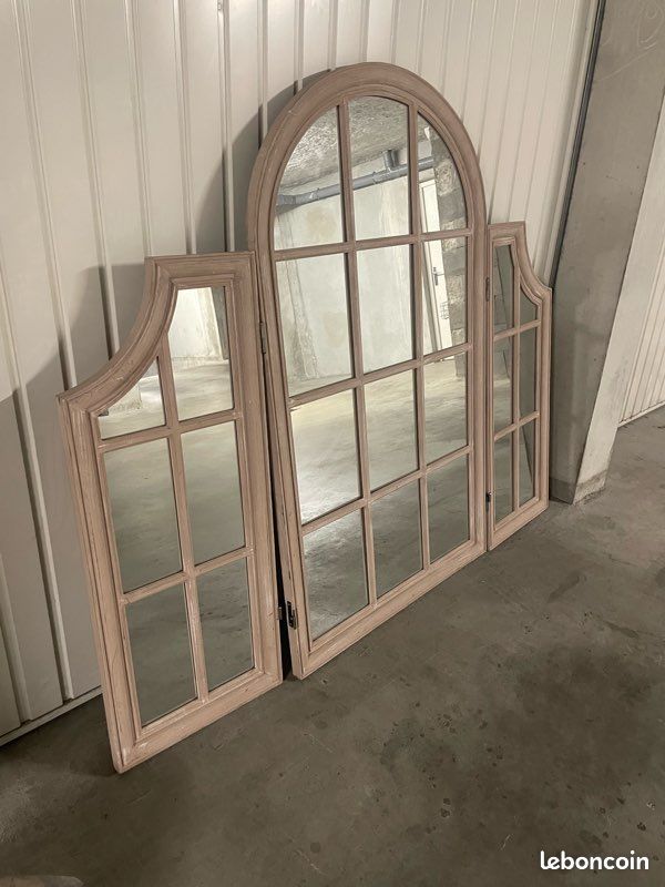 Miroir triptyque Maison du monde style verrière maison (image 1)