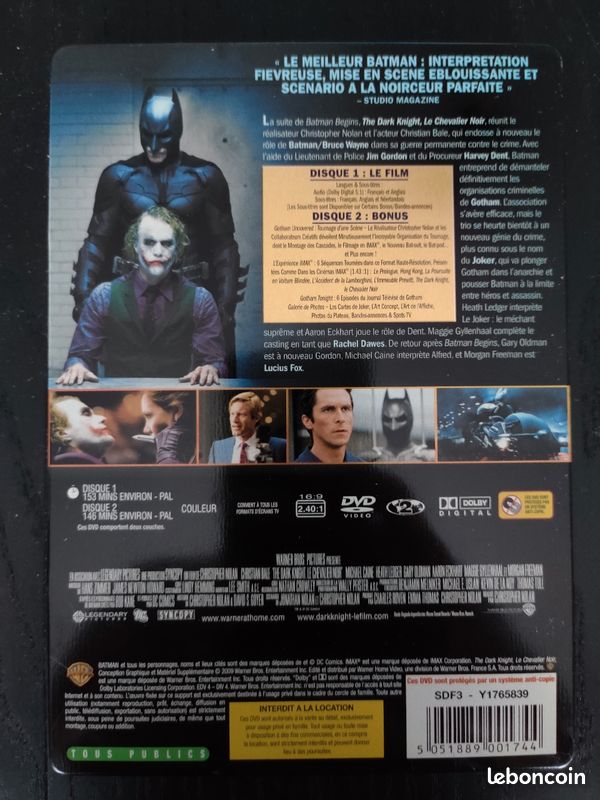 DVD Batman : The Dark Knight - édition collector (image 3)